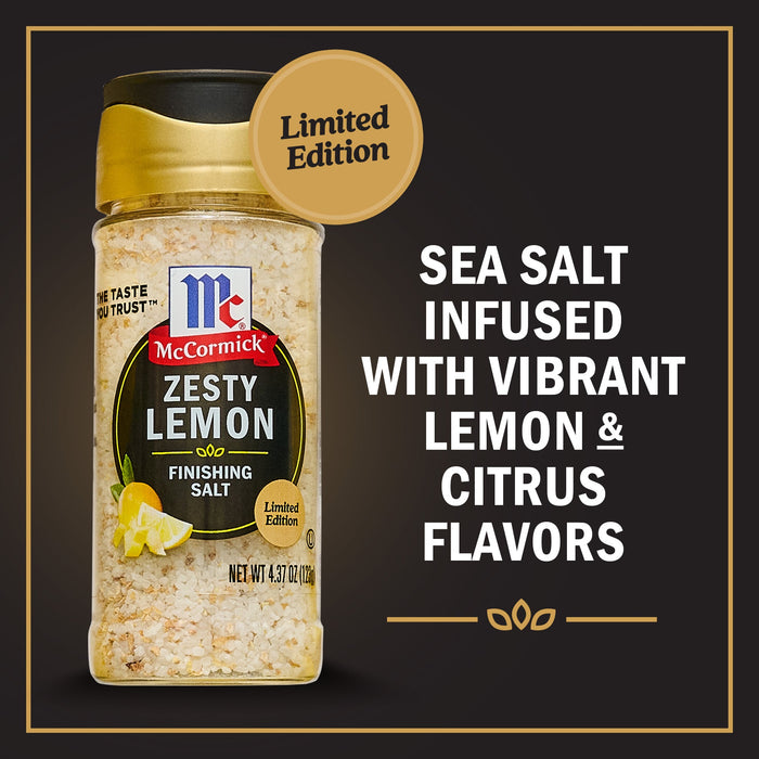 McCormick® Zesty Lemon Finishing Salt, 4.37 oz