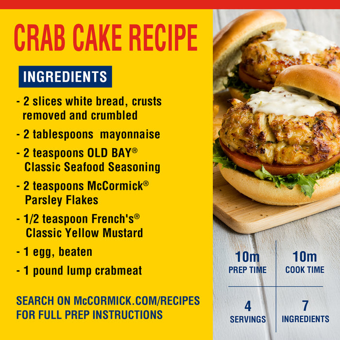 OLD BAY® 30% Less Sodium Seasoning, 2 oz