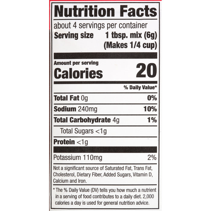 McCormick® Gluten Free Turkey Gravy Mix, 0.88 oz