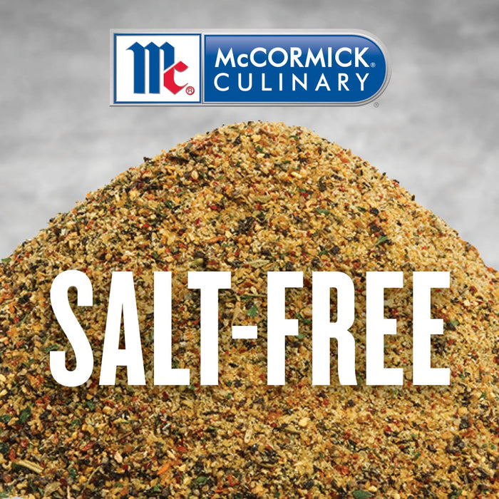 McCormick Culinary Salt-Free seasoning is a blend of herbs and spices.
