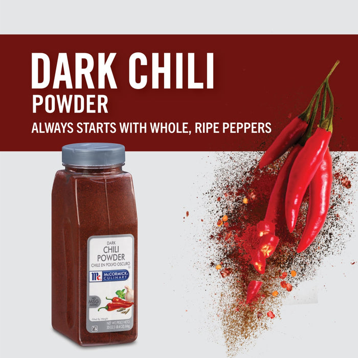 McCormick Culinary Dark Chili Powder, 20.0 oz