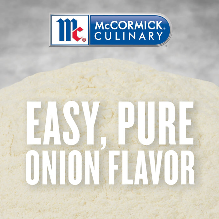McCormick Culinarys onion flavoring is easy to use and pure.