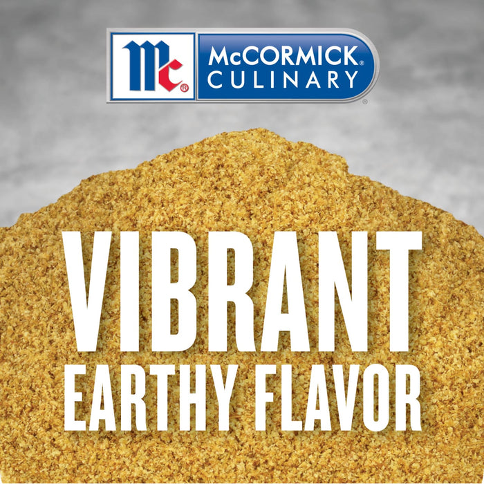 McCormick Culinary logo with a pile of ground spices and the text VIBRANT EARTHY FLAVOR