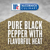 McCormick Culinary Pure Ground Black Pepper, 18.0 oz