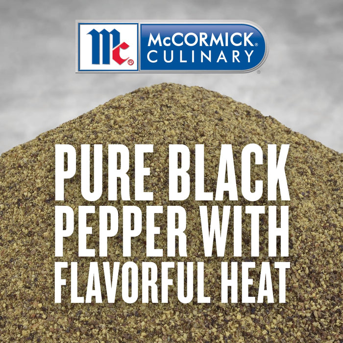 McCormick Culinary Pure Ground Black Pepper, 18.0 oz