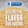 McCormick Culinary Garlic Granules with the text Distinctive Flavor and Aroma