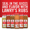 Lawrys offers a variety of spice rubs for different flavors.