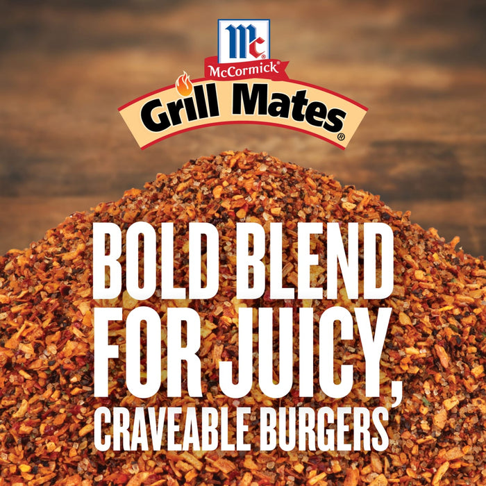 McCormick Grill Mates Bold Blend for Juicy Craveable Burgers.