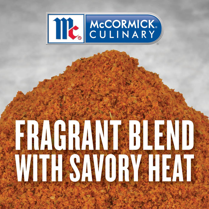 McCormick Culinary Fragrant Blend with Savory Heat is a blend of spices that adds a delicious flavor to any dish.