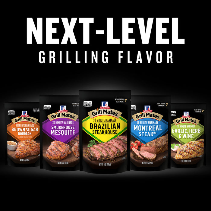 McCormick® Grill Mates® Brazilian Steakhouse Marinade, 5 oz (6-Pack)