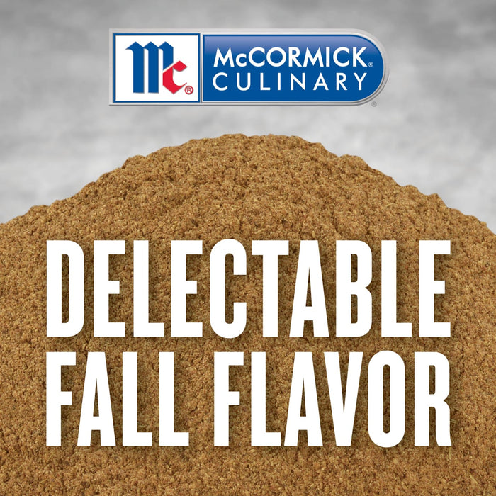 McCormick Culinary spices with the text Delectable Fall Flavor on top.