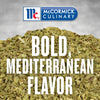 McCormick Culinary Bold Mediterranean Flavor oregano seasoning.