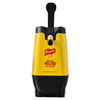A large yellow and black bulk dispenser for Frenchs Classic Yellow Mustard featuring a pump handle and dispensing nozzle.