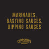 A logo for Cattlemen\s BBQ Sauce with the text Marinades, basting sauces, dipping sauces.