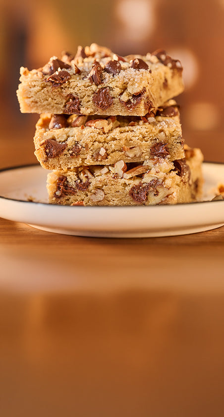 butterbeer sugar blondies