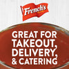 Frenchs brand logo with a bowl of red sauce and the text Great for takeout, delivery, &amp; catering.