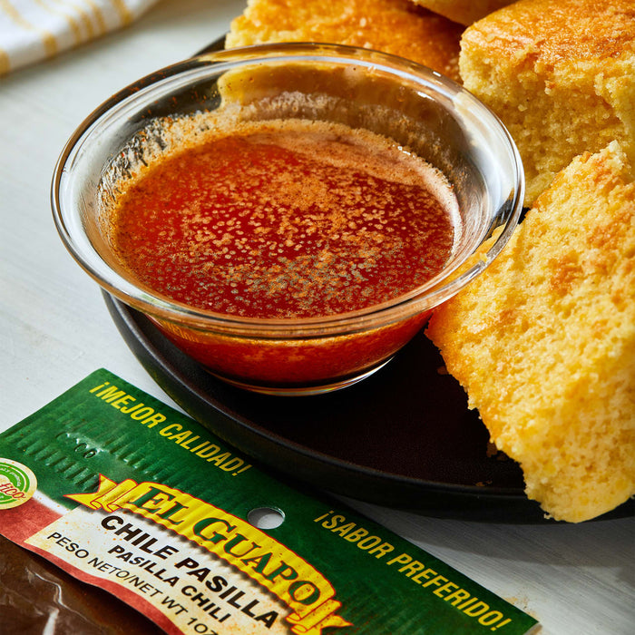 El Guapo® Ground Pasilla Chili (Chile Pasilla Molido), 1 oz