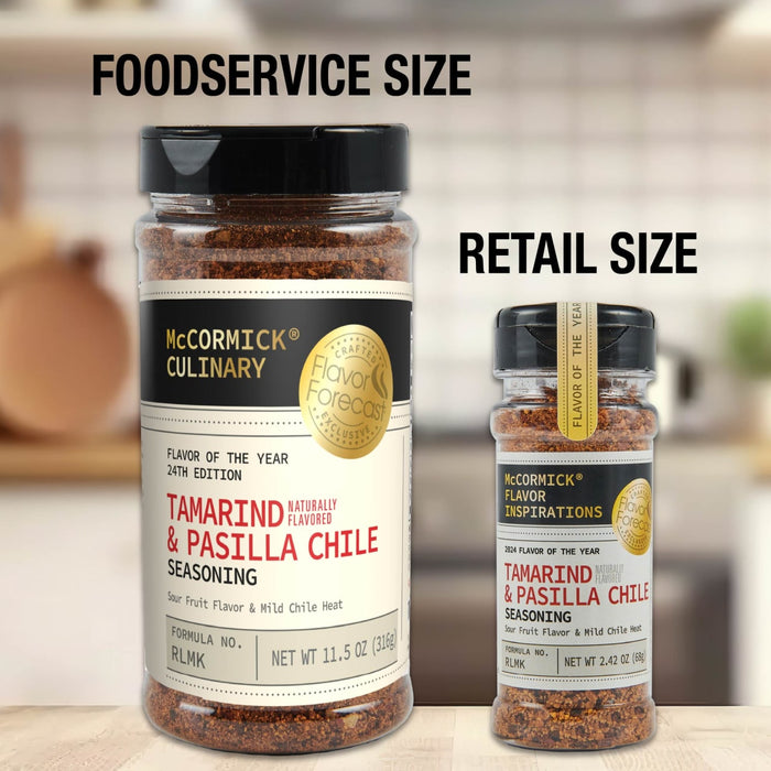 McCormick Culinary 2024 Flavor of the Year Tamarind Naturally Flavored & Pasilla Chile Seasoning, 11.14 oz