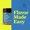 A jar of Flavor Maker Mediterranean Gyro seasoning with the brand logo and the text Flavor Made Easy.