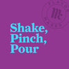 A Flavor Maker logo with the text Shake, Pinch, Pour in blue.