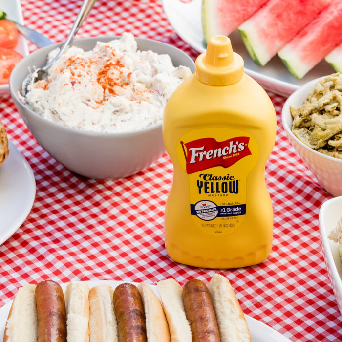 French's Classic Yellow Mustard Squeeze Bottle, 30.0 oz
