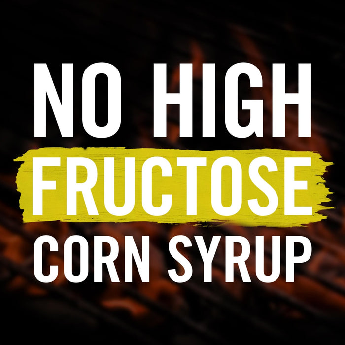A graphic with white text on a black background that says 'No High Fructose Corn Syrup.'