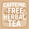 A logo for caffeine-free herbal tea.