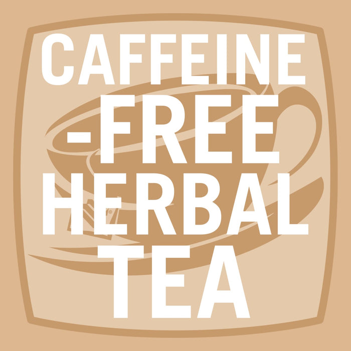 A logo for caffeine-free herbal tea.