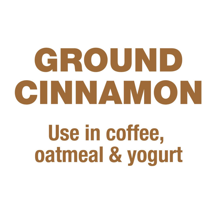 Ground cinnamon, use in coffee, oatmeal &amp; yogurt