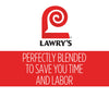 Lawry\s logo with the tagline Perfectly Blended to Save You Time and Labor