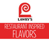 The Lawry\s logo with the tagline Restaurant Inspired Flavors