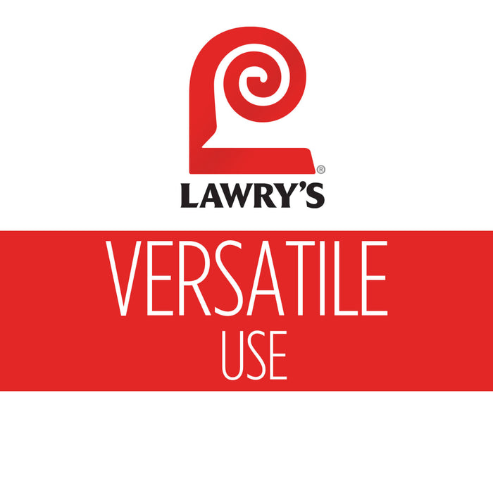 Lawrys logo with the text Versatile Use underneath.