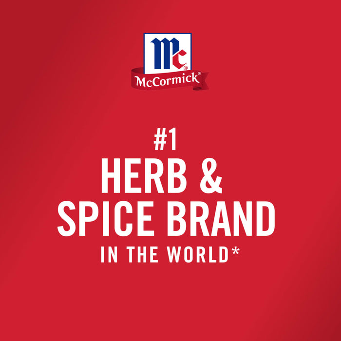 McCormick is the number one herb and spice brand in the world.
