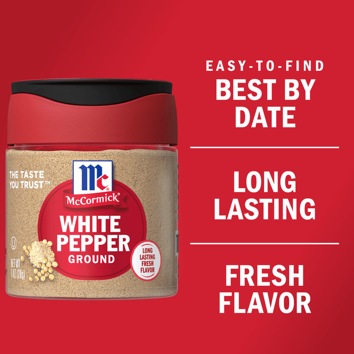 McCormick® Ground White Pepper, 1 oz