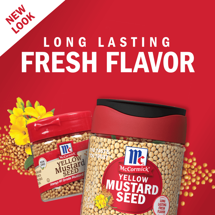 McCormick® Yellow Mustard Seed, 1.4 oz