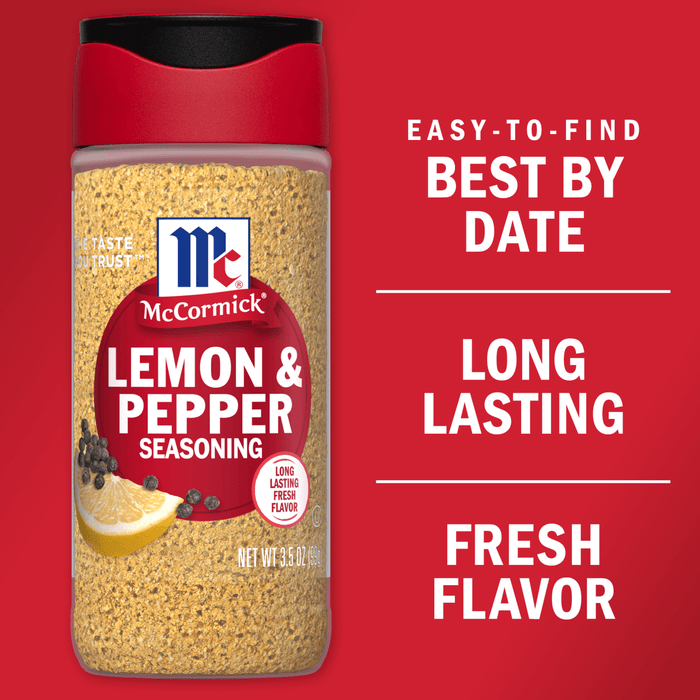 McCormick® Lemon & Pepper Seasoning, 3.5 oz