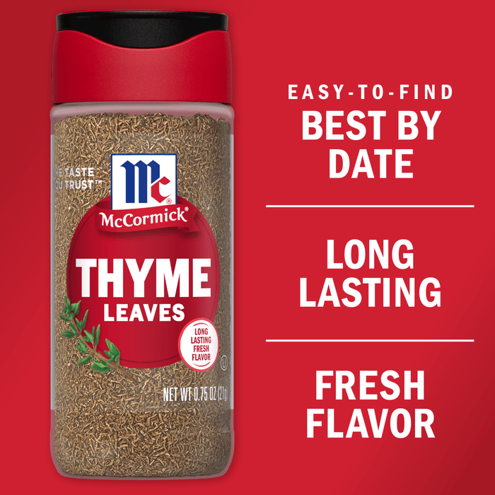 McCormick® Whole Thyme Leaves, 0.75 oz