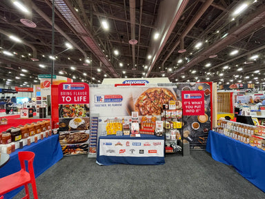 McCormick food product display at the pizza expo