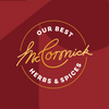 An illustration for Mccormick Gourmet Core Tiles shows a circular logo with the words Our Best and Herbs &amp; Spices surrounding the central McCormick brand name on a red background.