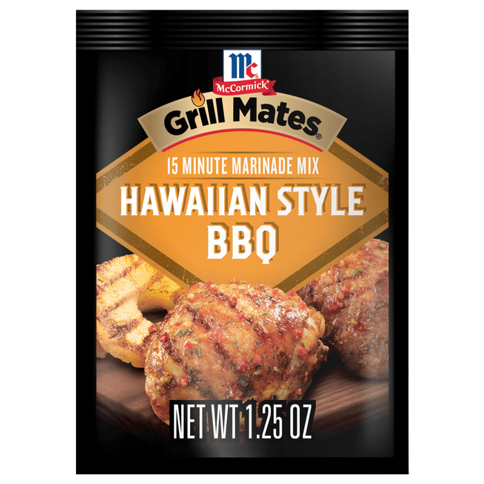 McCormick® Grill Mates® Hawaiian Style BBQ Marinade Mix, 1.25 oz (6-Pack)