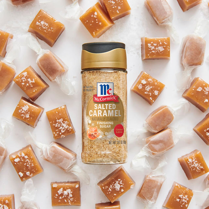 McCormick® Naturally Flavored Salted Caramel Finishing Sugar, 3.81 oz