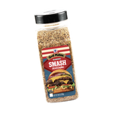 Bottle of Classic Smash Seasoning with a visible label on a white background