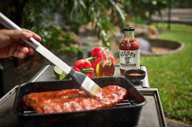 pork ribs bbq with stubbs