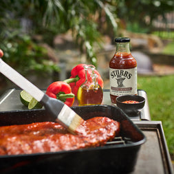 pork ribs bbq with stubbs