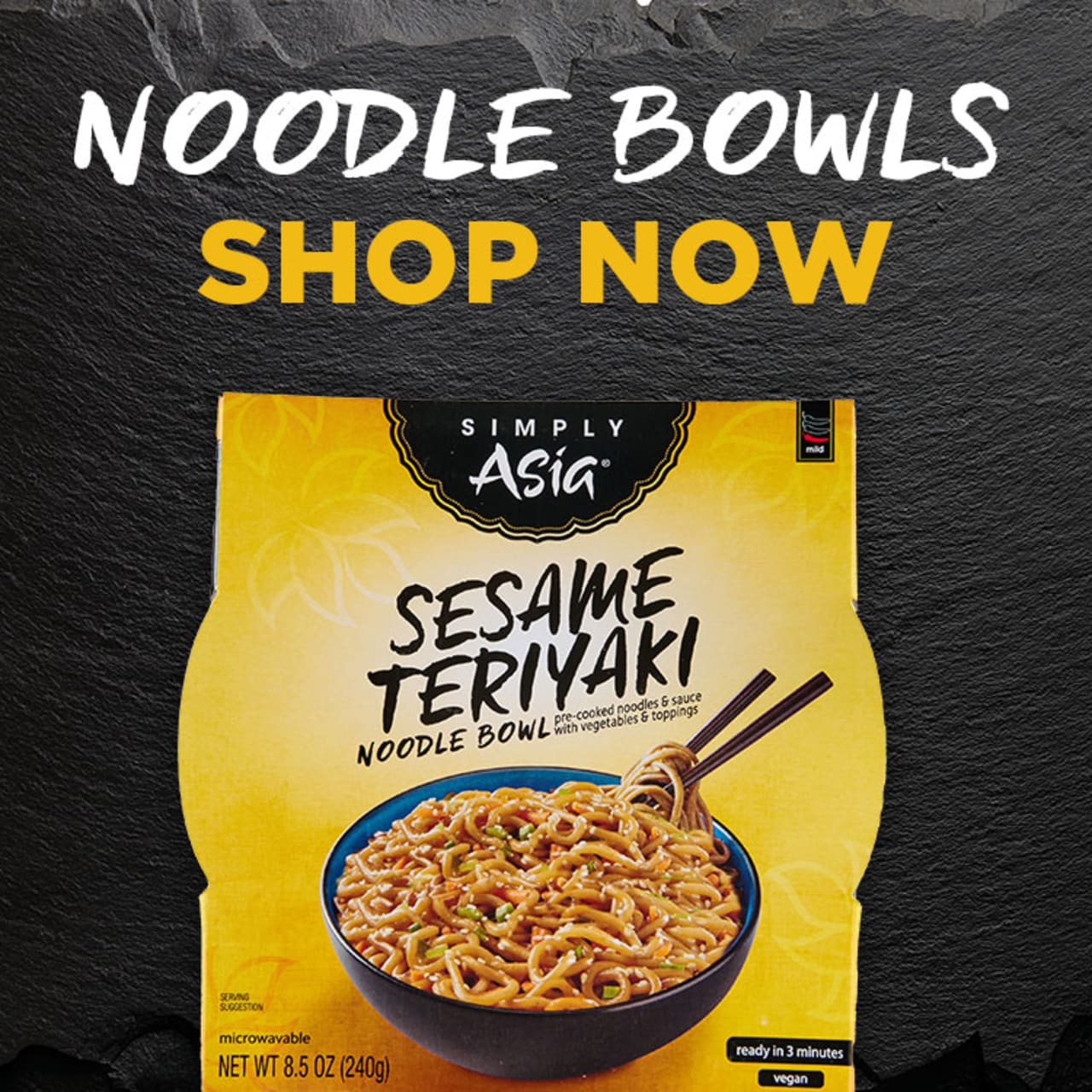 Simply Asia® Sesame Teriyaki Noodle Bowl | McCormick