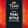 The Thai Kitchen logo is featured on a black background with the words Bring Thai Style Flavor Home in white text.