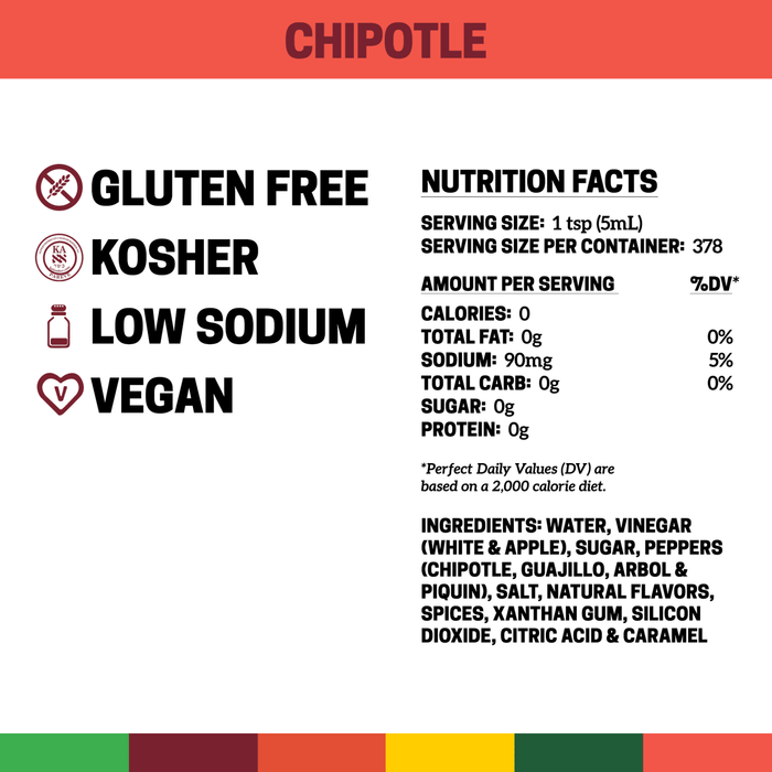 Cholula Chipotle Hot Sauce, 64.0 fl oz