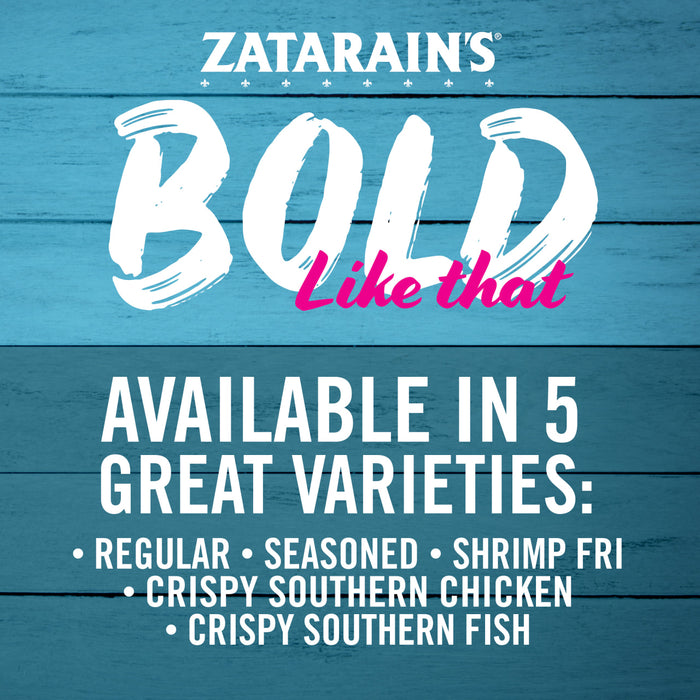 Zatarains Bold seasoning is available in 5 great varieties.