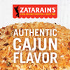 Zatarains logo with a tagline and a bowl of rice with spices.