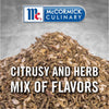 McCormick Culinary Citrus and Herb Mix of Flavors is a blend of herbs and spices.